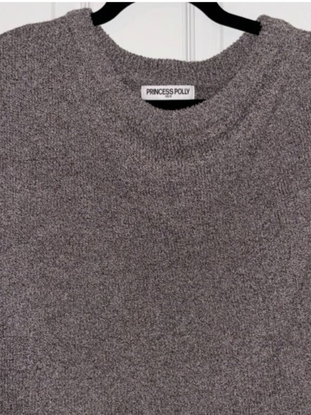 Princess Polly Gray Knit Sleeveless Top